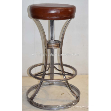 Industrial Bicycle Teil Bar Hocker Leder Sitz